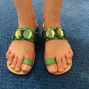 Authentic KORS Michael KORS thong sandals